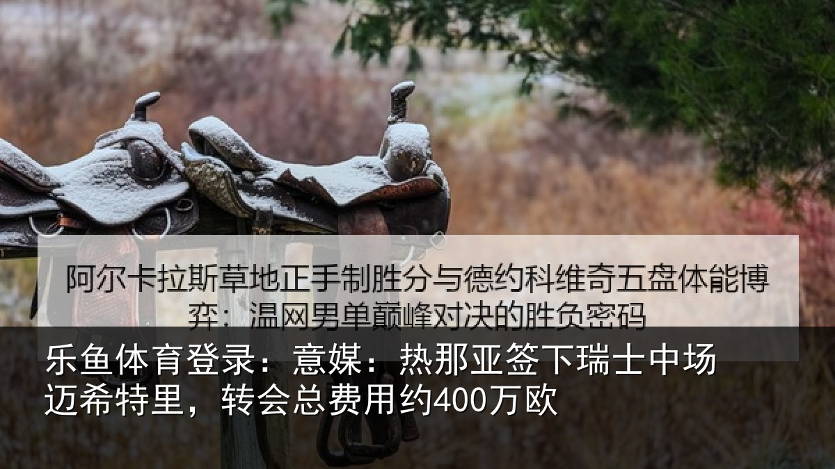 乐鱼体育登录:意媒:热那亚签下瑞士中场迈希特里,转会总费用约400万欧